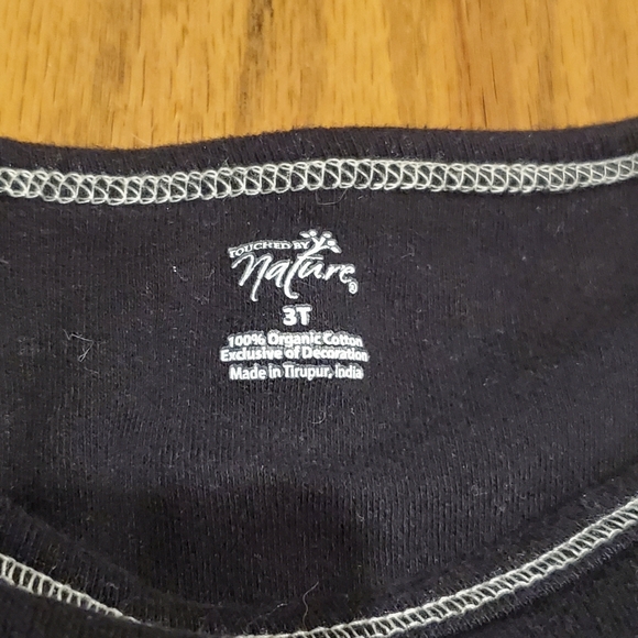 Touched by Nature Long Sleeve Dress 100% Organic Cotton Size 3T - Picture 5 of 10